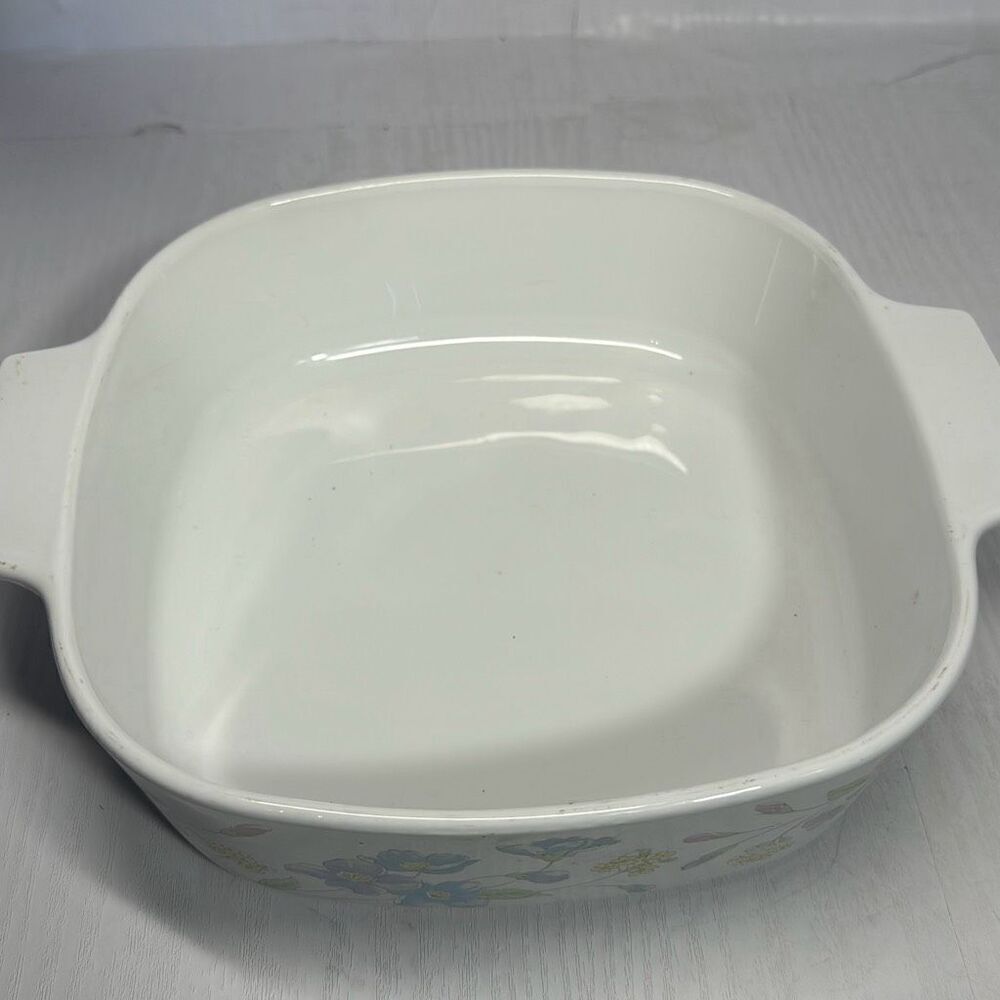 Corning Ware Spring Bouquet A-2-B 2 Liter Pastel Floral Casserole Dish NO Lid LO - Picture 2 of 7